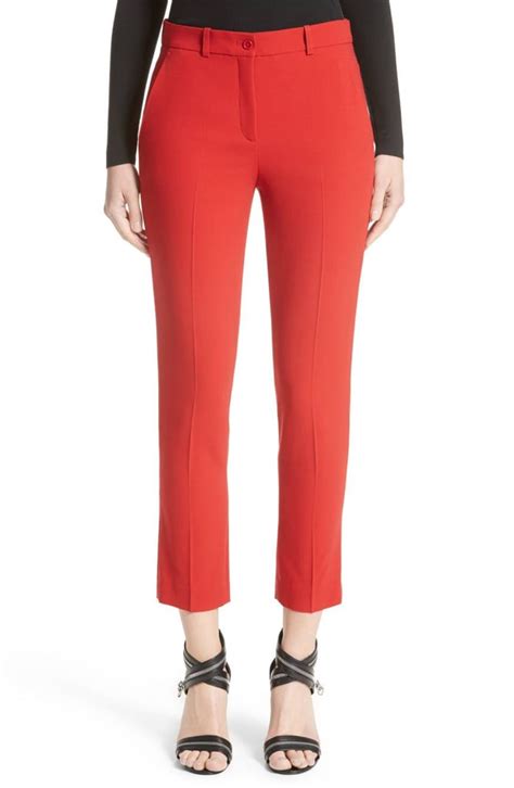 michael kors red pants|Michael Kors pantsuit.